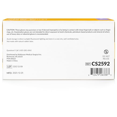 Clear Vinyl Exam Gloves 1000 Count Pack