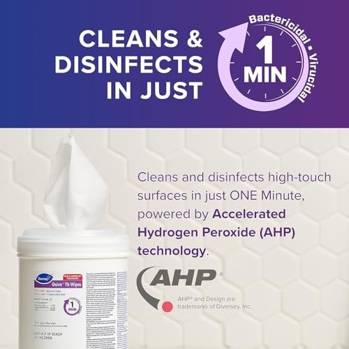 Oxivir Tb 4599516 Disinfectant Wipes 160 WipesCanister