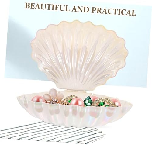 PRETYZOOM Shell Design Candy Box Mini Storage Case for Party Favors