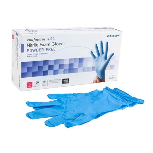McKesson Confiderm 45C Nitrile Exam Gloves - 1000 Total