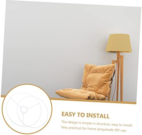 Cabilock 2-Piece Round Lamp Shade Ring Set for Pendant Lights