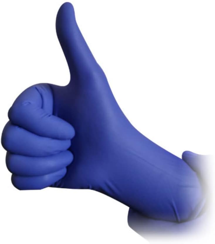 Blue Nitrile Exam Gloves 47 Mil Non Sterile Powder Free