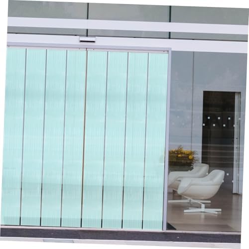 Ciieeo Semi Sheer PVC Strip Curtain for Classroom Shop and Freezer