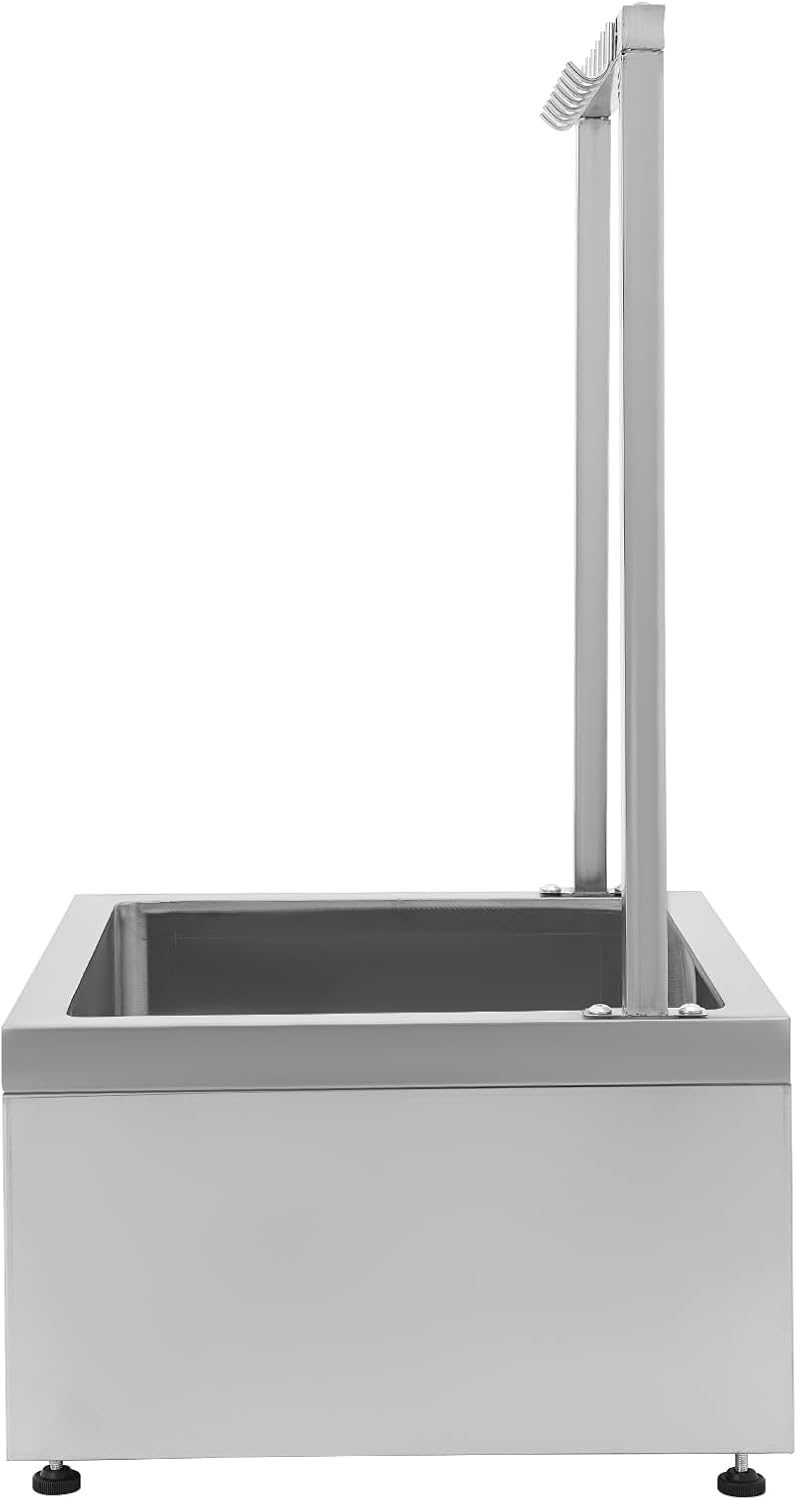 LOYALHEARTDY Stainless Steel Floor Mop Sink with Tool Rack