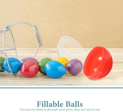 Homoyoyo 50pcs 45mm Vending Machine Capsules for DIY Crafts and Party Favors