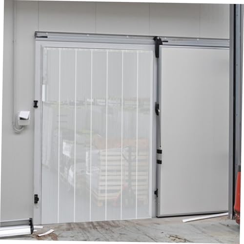 Ciieeo Transparent Door Curtain for Bathrooms and Garages