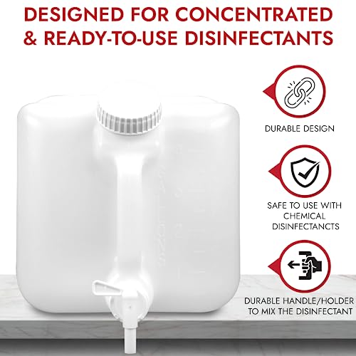 Lucasol 25 Gallon Chemical Dispenser Disinfectant Mix Tank
