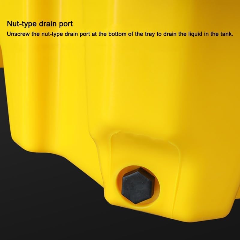 Stackable Oil Drum Pallet with Drain Port and Modular Design