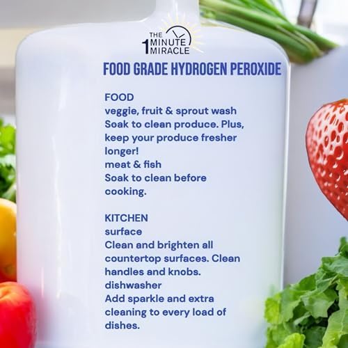 12 Food Grade Hydrogen Peroxide with Dropper Bottle