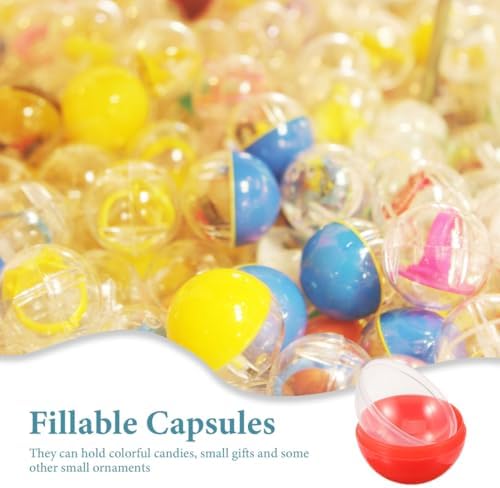 Ipetboom Vending Machine Capsules 50pcs Plastic Fillable Balls 18 Inch