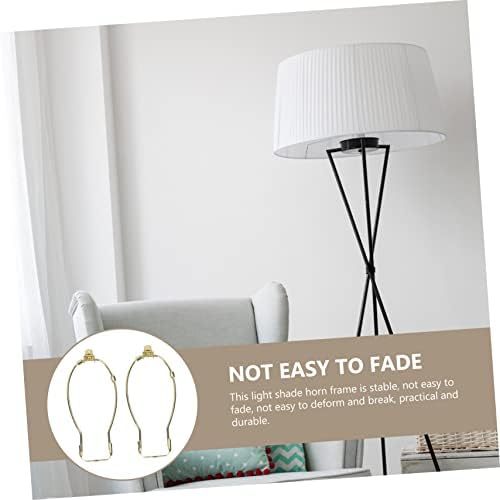 POPETPOP Vintage Brass Lampshade Holder Set