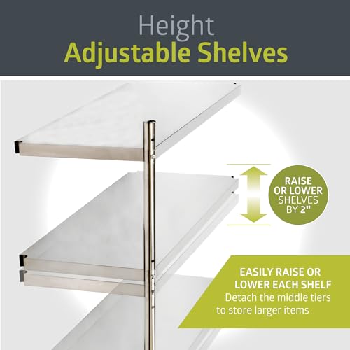 Pearington 4-Tier Stainless Steel Storage Shelf