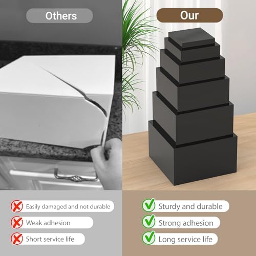 CHONOVO Buffet Risers Set of 6 Acrylic Display Stands