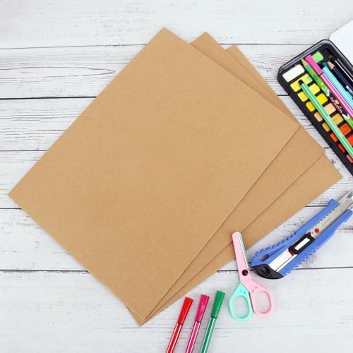 100 Pack 85x11 Corrugated Cardboard Sheets for Packaging