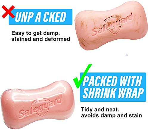 500Pcs 4x6 Inch Clear PVC Shrink Wrap Bags Kit