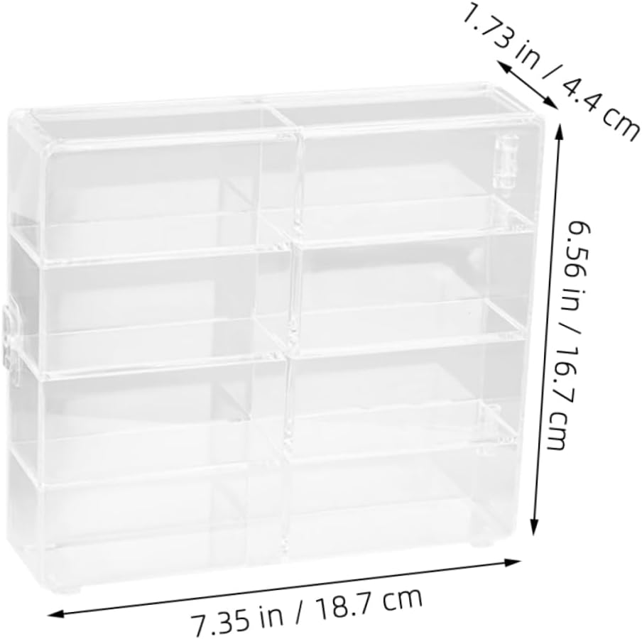 2pcs Display Case Stand for Collectibles and Car Models