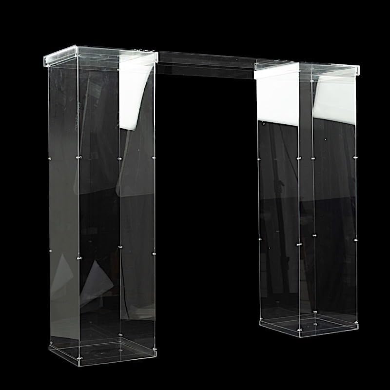 Balsa Circle 46x12 Clear Plexiglass Connector Plate for Display Stands