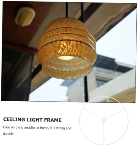 Vaguelly 2pcs Metal Lampshade Frame for DIY Lighting Projects