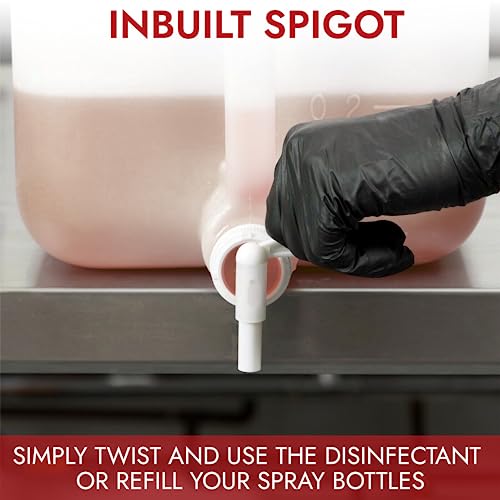 Lucasol 25 Gallon Chemical Dispenser Disinfectant Mix Tank