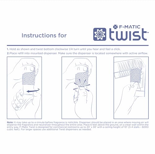 F-Matic Twist Air Freshener Refill Cherries Jubilee