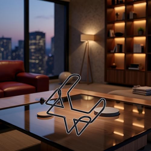 Black Iron Coaster Holder Metal Storage Rack