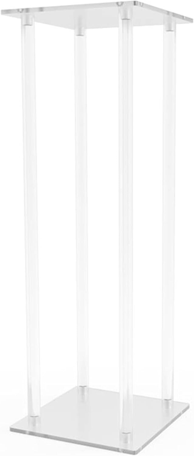 9L x 9W x 30 Clear Acrylic Display Riser Stand