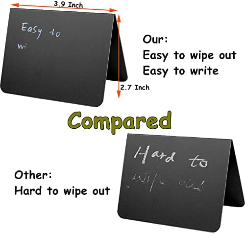 20PCS Mini Chalkboard Signs for Food Reusable Tabletop Place Cards