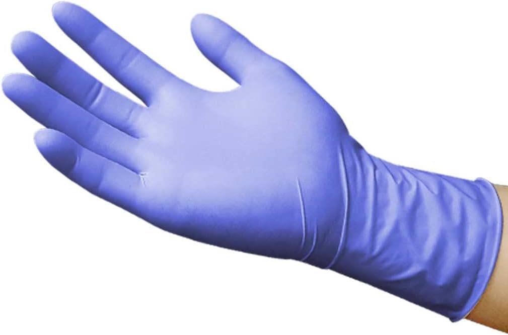 TRICARE MEDICAL Nitrile Exam Gloves 43 Mil Deep Blue