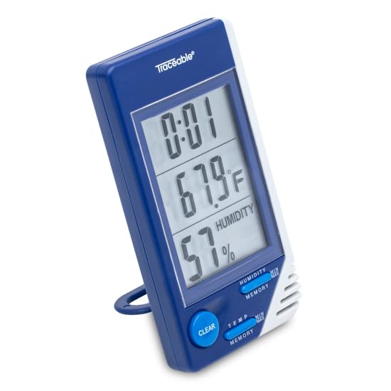 Traceable Thermometer with Clock and Humidity Monitor