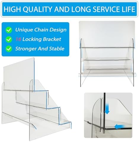 1855x16x15 Portable Display Stand - Transparent Display Table