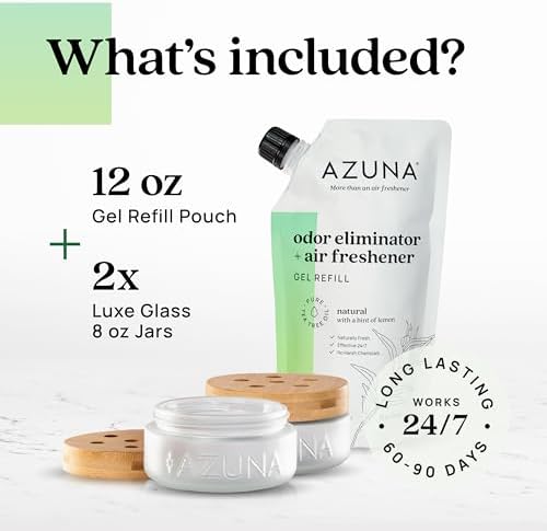 Azuna Air Freshener Odor Eliminator 2 Room Kit 1