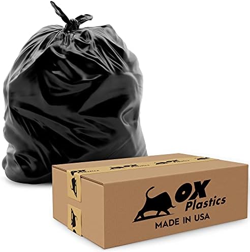 60 Gallon Trash Can Liners 100 Count Extra Heavy Duty