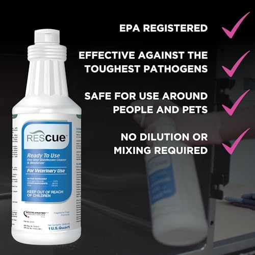 Rescue One-Step Ready to Use Disinfectant Cleaner Deodorizer 32 Ounce