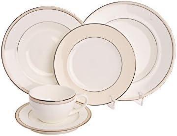 Roberts 5 Piece Dinnerware Display Stand Clear Acrylic Modern Style