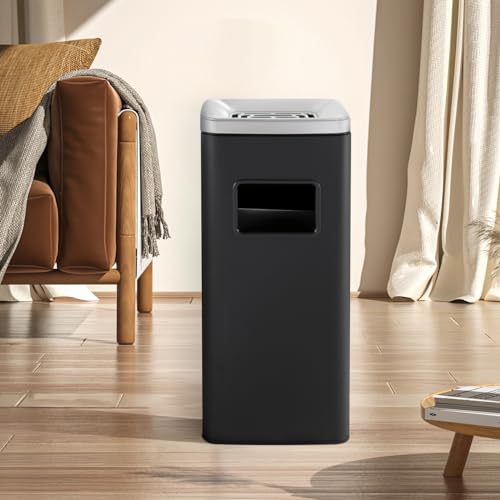 WICHEMI 4 Gallon Commercial Outdoor Trash Can with Lid and Removable Inner Bucket