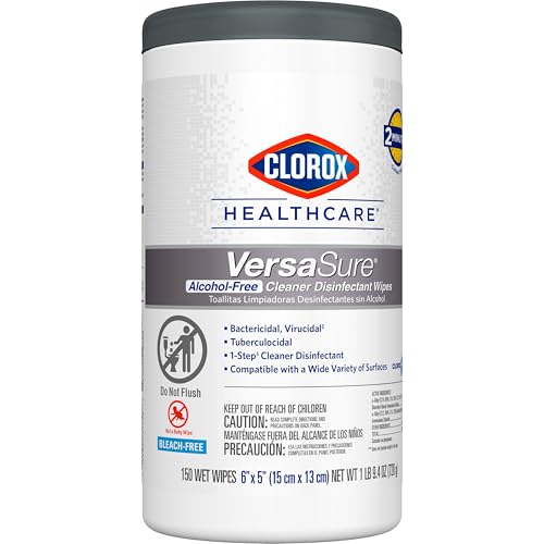 Clorox Healthcare VersaSure Cleaner Disinfectant Wipes 150 Count