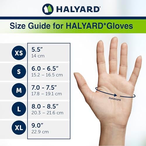 HALYARD Pink Nitrile Exam Gloves with 12 Cuff