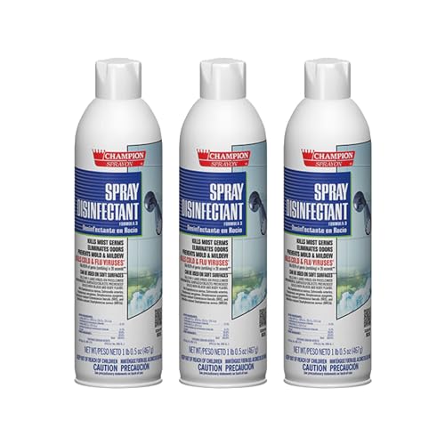 Chase Products Co Champion Aerosol Disinfectant 3-165 oz Net