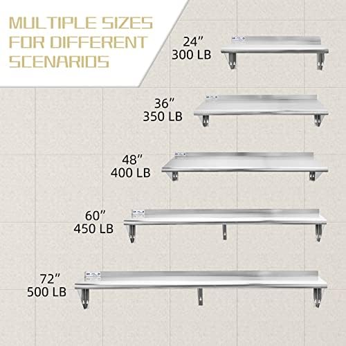 Hally Sinks Tables H 18x24 Inch Stainless Steel Shelf 300 lb