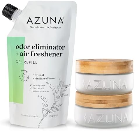 Azuna Air Freshener Odor Eliminator 2 Room Kit 1