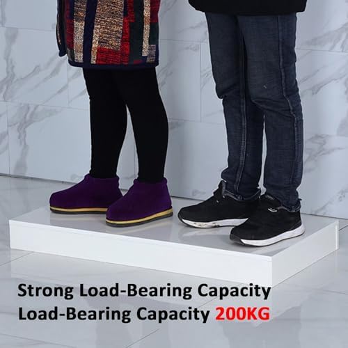 ZDMEI Cube Display Pedestal Stand Black 120x30x10cm