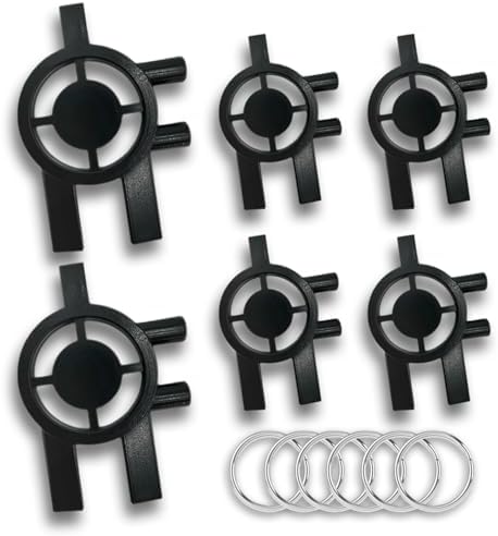 6pcs 3-in-1 Dispenser Key Replacement for Cintas and Sanis