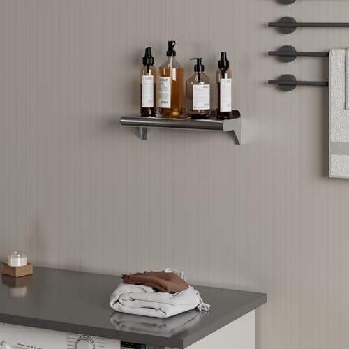 AmGood 6 X 16 Stainless Steel Wall Shelf NSF Approved Commercial Kitchen Storage