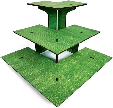 3-Tier Corner Display Stand with Shelves for Products