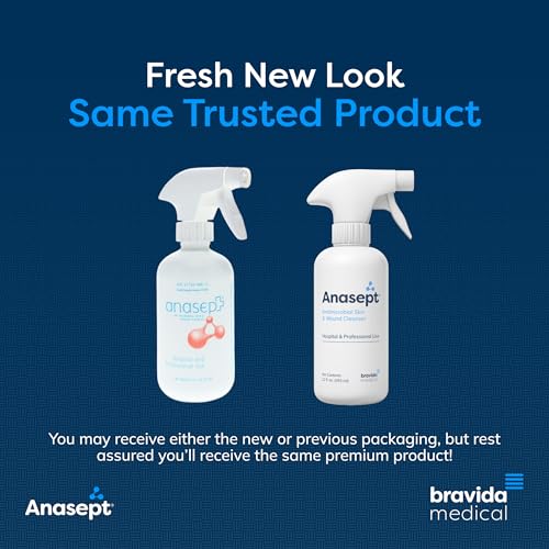 Anasept Skin and Wound Cleanser 12 oz Bottle with Finger Sprayer