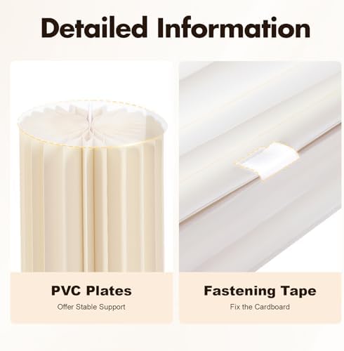 Foldable White Cylinder Stand for Party 2 3 5 Pcs