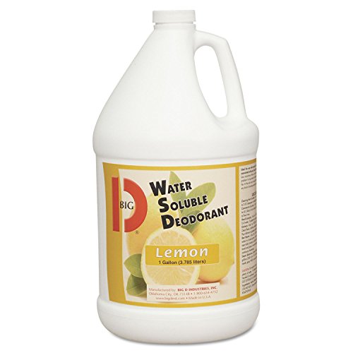 Big D 1618 Water Soluble Deodorant 1 Gallon Pack of 4 Lemon Fragrance