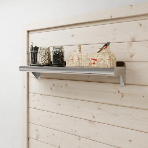 AmGood 6 x 24 Stainless Steel Wall Shelf NSF Approved