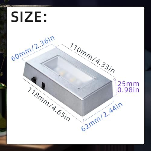 LED Light Base Rectangle Display Stand with 7 Color Modes and USB Cable