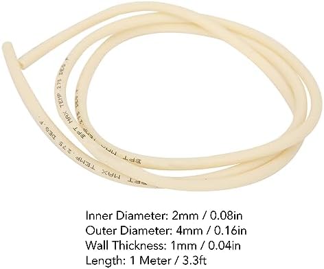 Peristaltic Pump Hose 1M 2x4mm Flexible BPT Tube for Lab Use